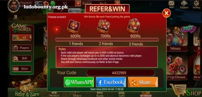 Ludo Bounty Reffrel
